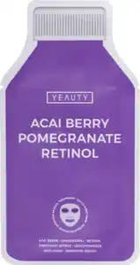 YEAUTY Tuchmaske Acai Berry-Pomegranate-Retinol