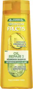 Garnier Fructis Shampoo Oil Repair Intensive Pflege & Glanz Trockenes Haar, 250 ml