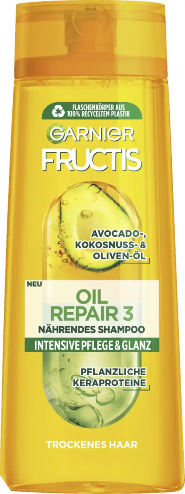 Bild 1 von Garnier Fructis Shampoo Oil Repair Intensive Pflege & Glanz Trockenes Haar, 250 ml