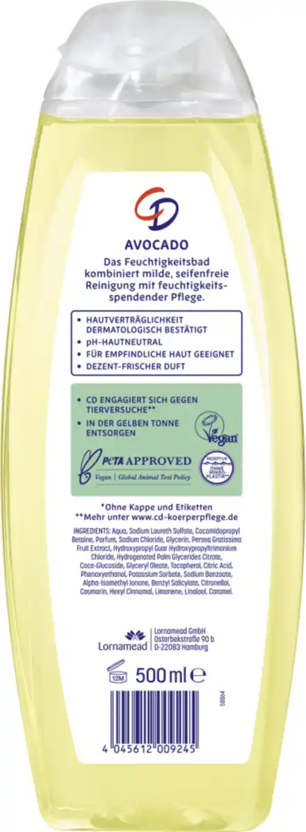 Bild 2 von CD Feuchtigkeitsbad Avocado, 500 ml