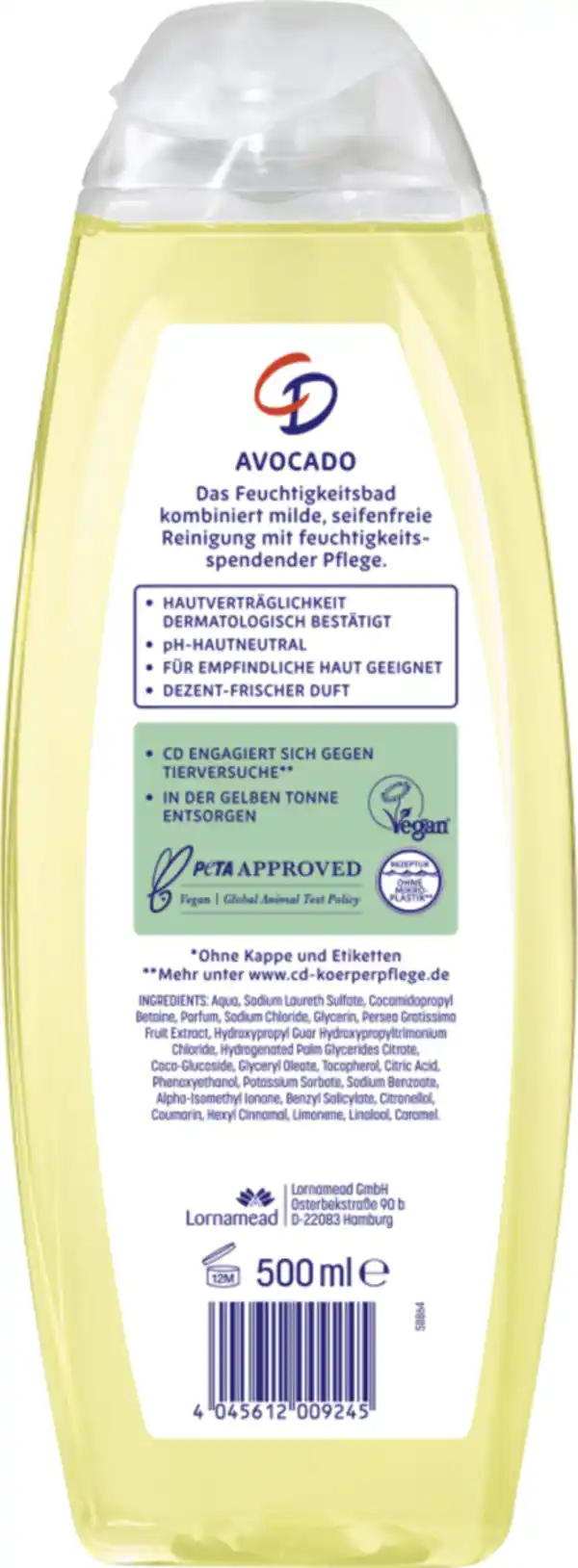 Bild 2 von CD Feuchtigkeitsbad Avocado, 500 ml
