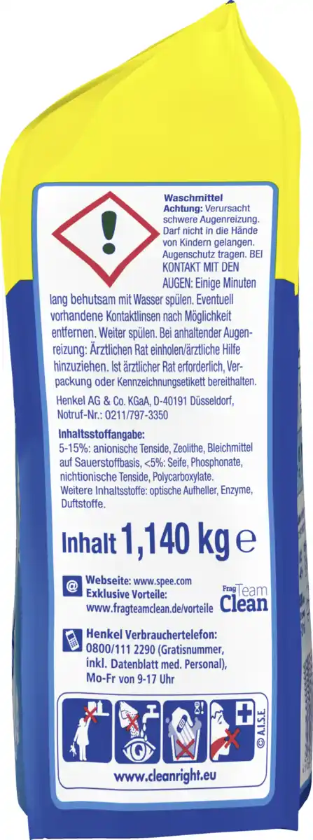 Bild 2 von Spee 4in1 Universalwaschmittel Megaperls 19 WL