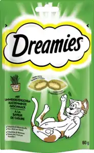 Dreamies mit unwiderstehlichem Katzenminze Geschmack, 60 g