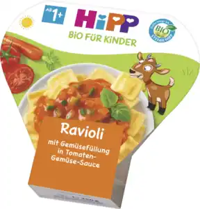 HiPP Bio Kinder Ravioli Tomaten-Gemüse Sauce, 250 g