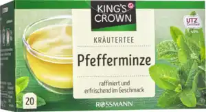 KING'S CROWN Kräutertee Pfefferminze, 45 g