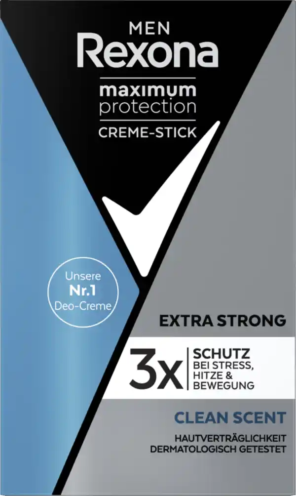 Bild 1 von Rexona Men Maximum Protection Deo Creme Clean Scent, 45 ml