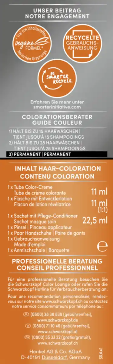 Bild 4 von Schwarzkopf Ansatzset A4 Dunkelbraun