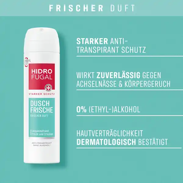 Bild 4 von Hidrofugal Dusch Frische Anti-Transpirant Spray, 150 ml