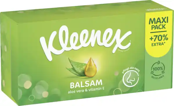 Bild 1 von Kleenex Taschentücher Balsam Box