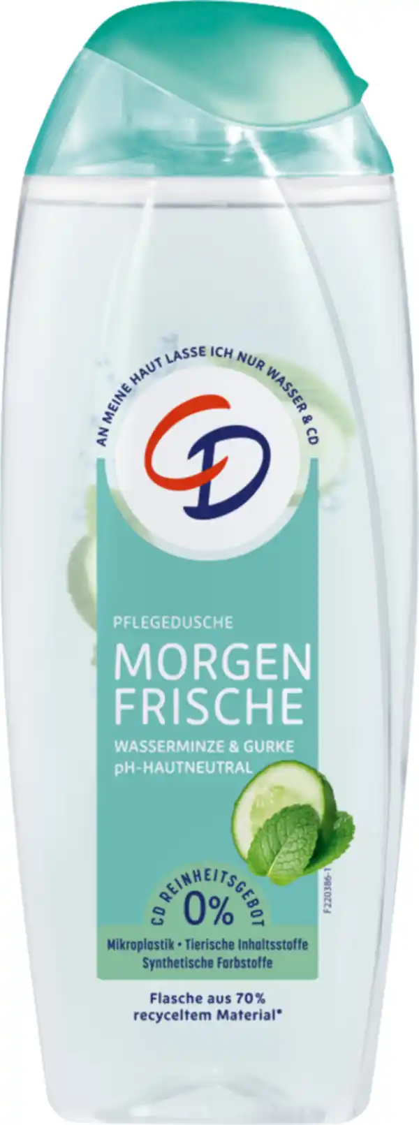 Bild 1 von CD Pflegedusche Morgenfrische Wasserminze & Gurke, 250 ml