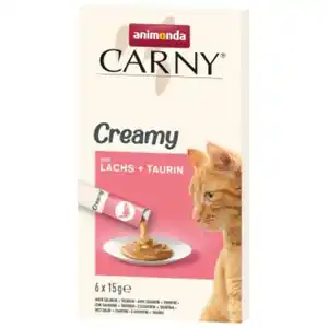 animonda Carny Adult Creamy 11x6x15 g mit Taurin Lachs