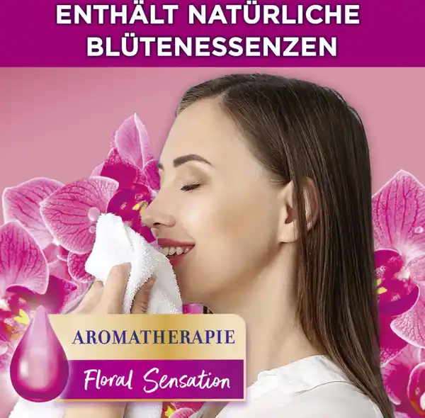 Bild 4 von Weißer Riese Colorwaschmittel Trio-Caps Aromatherapie Orchidee & Macadamiaöl 18 WL