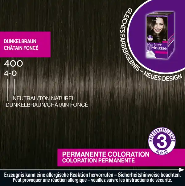 Bild 3 von Perfect Mousse Perfect Mousse Schaumcoloration 400 Dunkelbraun