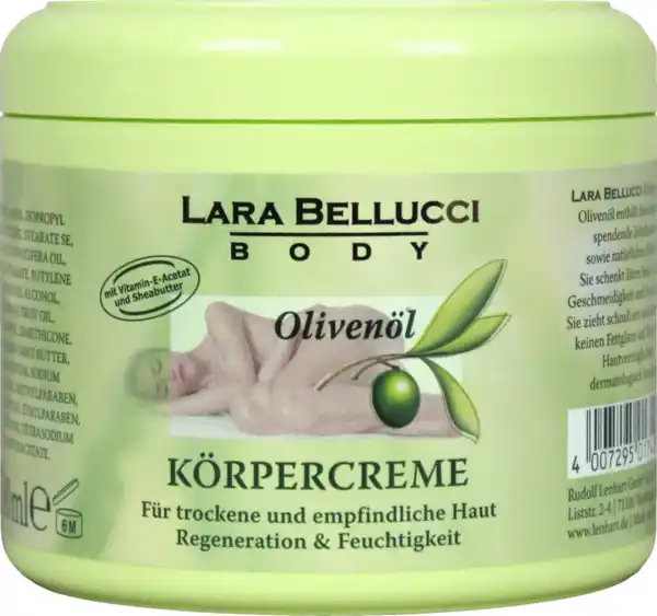 Bild 1 von Lara Bellucci Körpercreme Body Oliven Öl, 500 ml