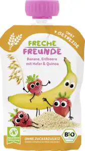 Freche Freunde Bio Quetschie Banane, Erdbeere mit Hafer & Quinoa, 100 g