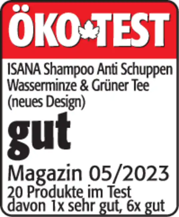 Bild 2 von ISANA Shampoo Anti-Schuppen Wasserminze & Grüner Tee, 300 ml