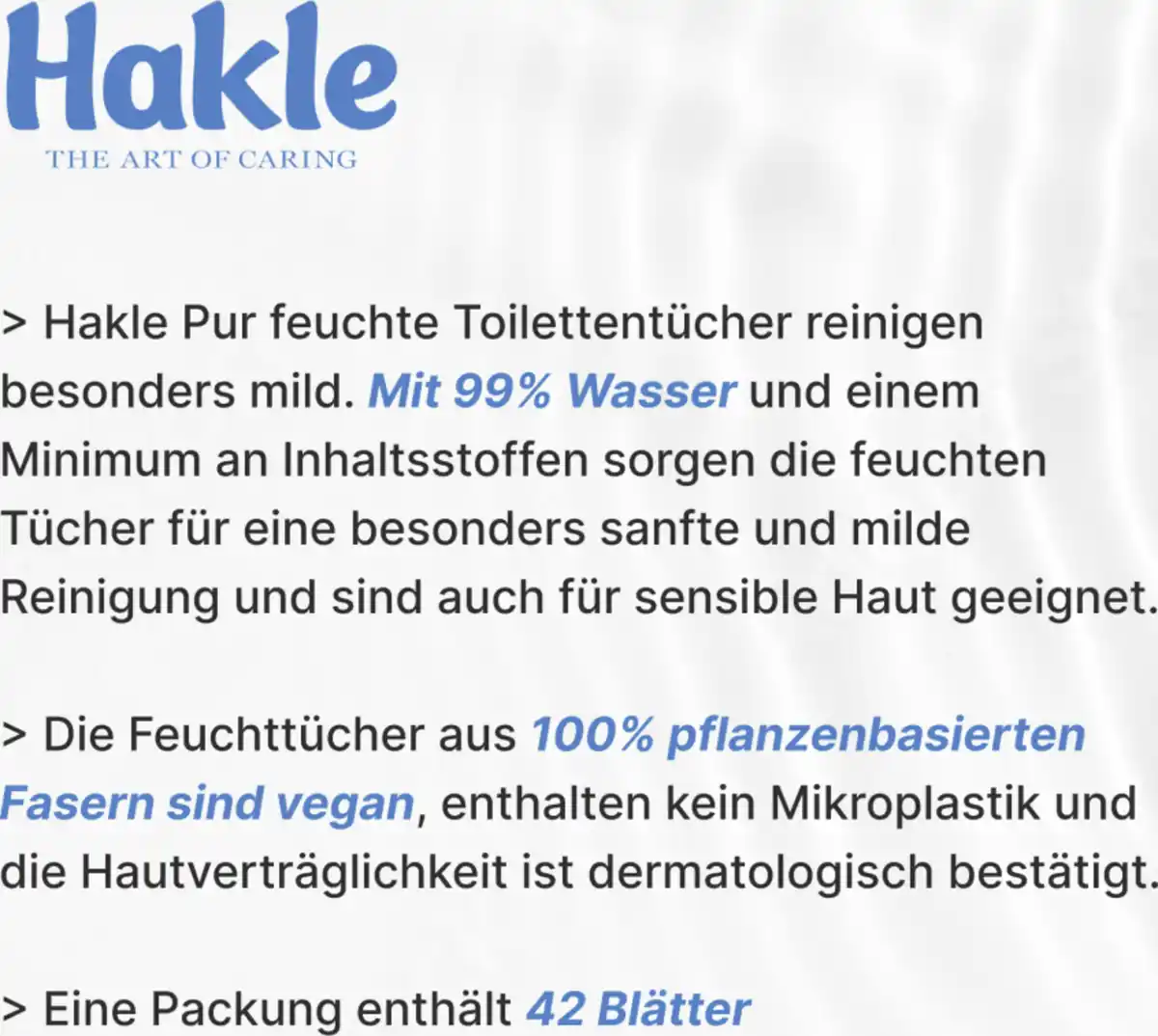 Bild 4 von Hakle Feucht Pur feuchtes Toilettenpapier