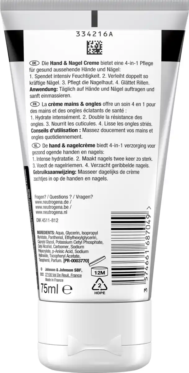 Bild 2 von Neutrogena Hand & Nagel Creme, 75 ml