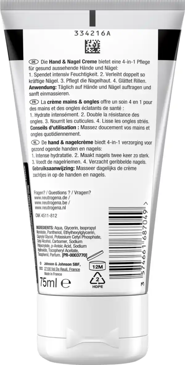 Bild 2 von Neutrogena Hand & Nagel Creme, 75 ml
