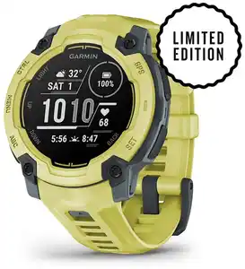 Instinct E (45mm) Sportuhr twilight/electric lime