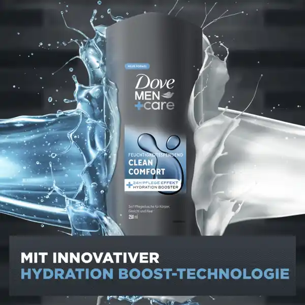 Bild 3 von Dove Men+Care 3in1 Duschgel Clean Comfort, 250 ml