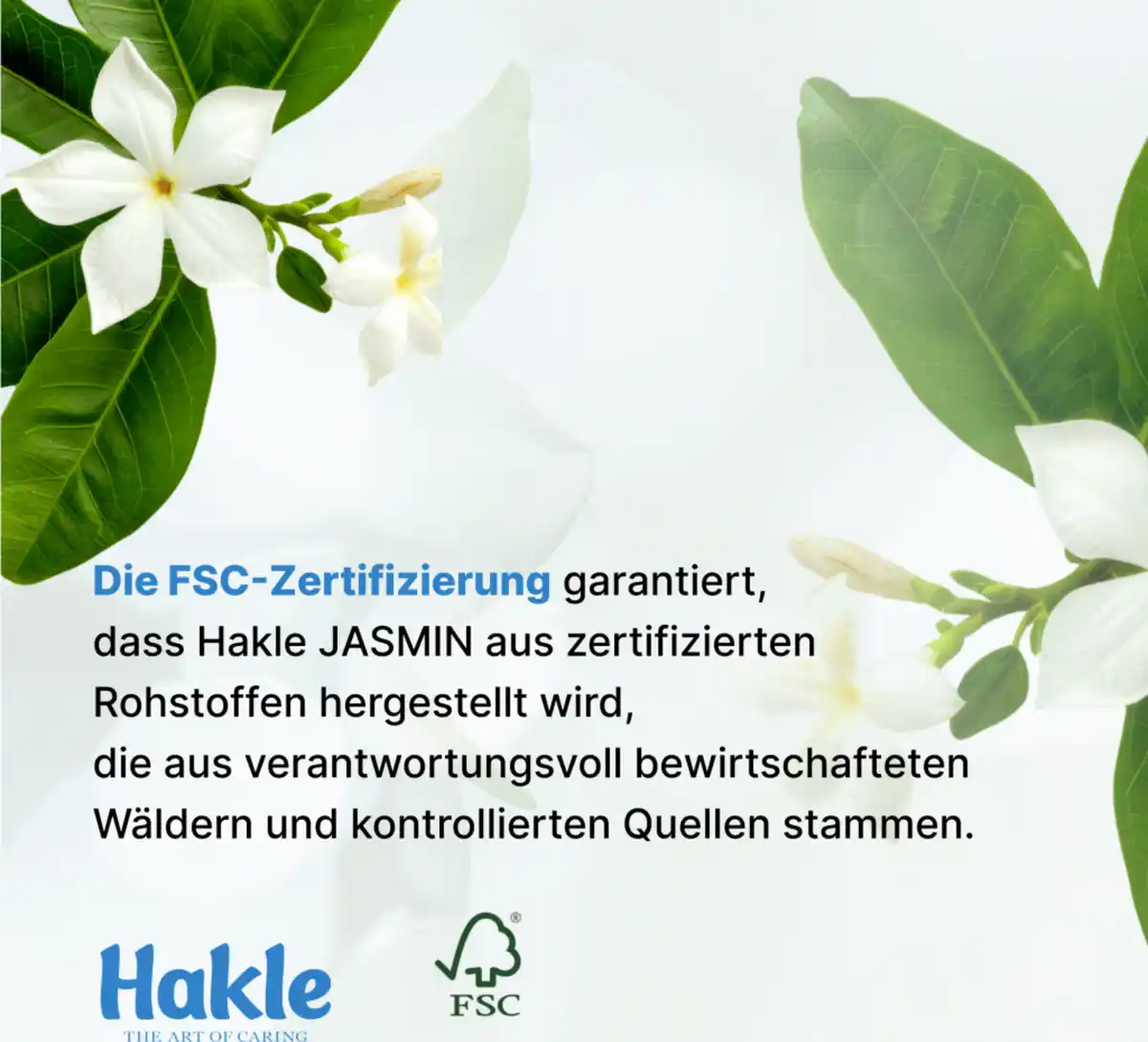 Bild 2 von Hakle Toilettenpapier Jasmin mit Duft & Dekor