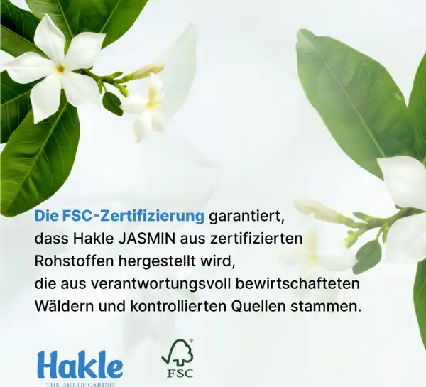 Bild 2 von Hakle Toilettenpapier Jasmin mit Duft & Dekor