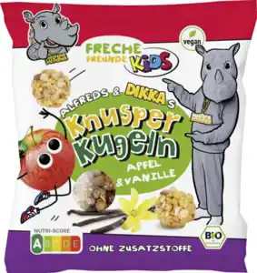 Freche Freunde Bio Kids Alfreds & DIKKAs Knusper Kugeln Apfel & Vanille, 30 g