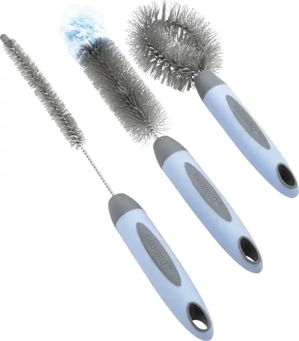 Bild 2 von IDEENWELT 3er Set Reinigungsbürsten blau/grau