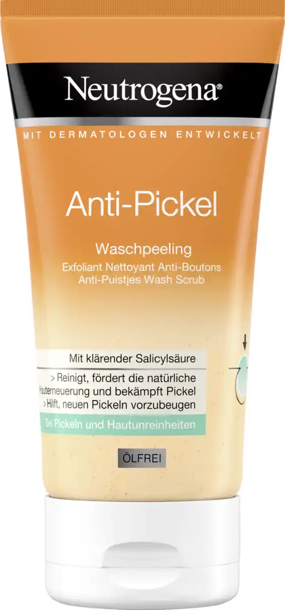 Bild 1 von Neutrogena Anti-Pickel Tägliches Waschpeeling, 150 ml