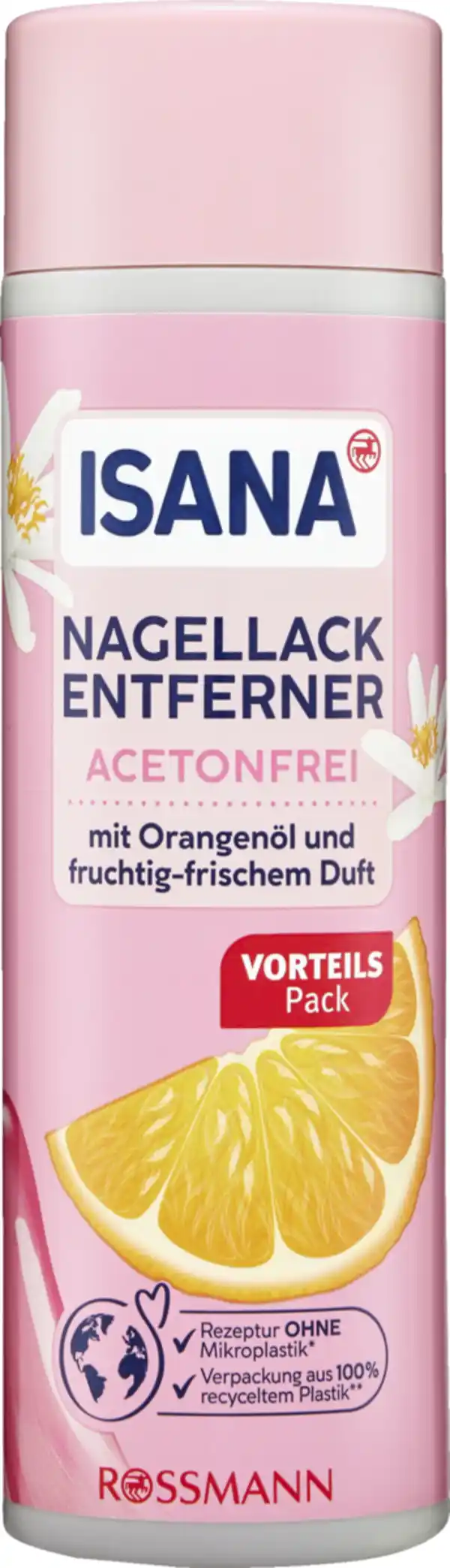 Bild 1 von ISANA Nagellackentferner acetonfrei, 200 ml