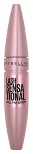 Maybelline New York Mascara Lash Sensational Voller-Wimpern-Fächer Very Black, 9,5 ml