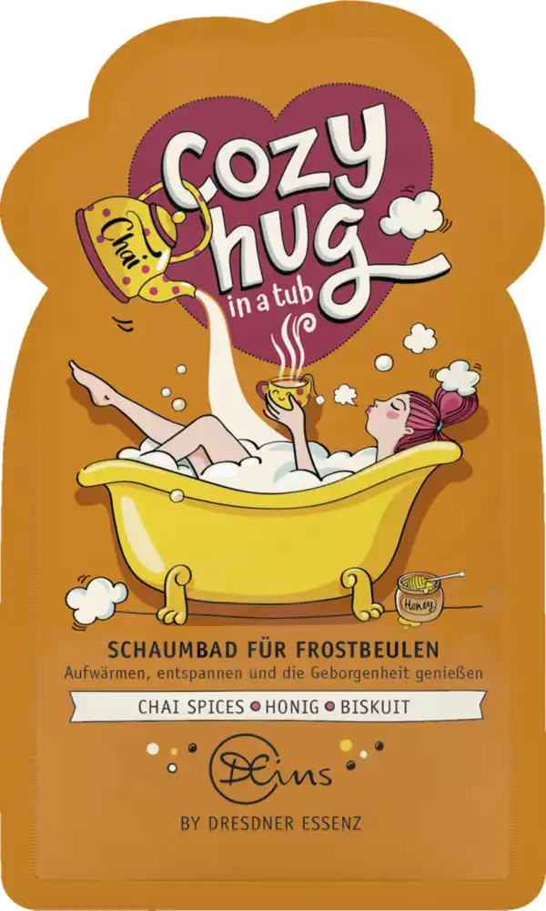 Bild 1 von Dresdner Essenz Cozy hug in a tub Schaumbad Chai Spices, 40 ml