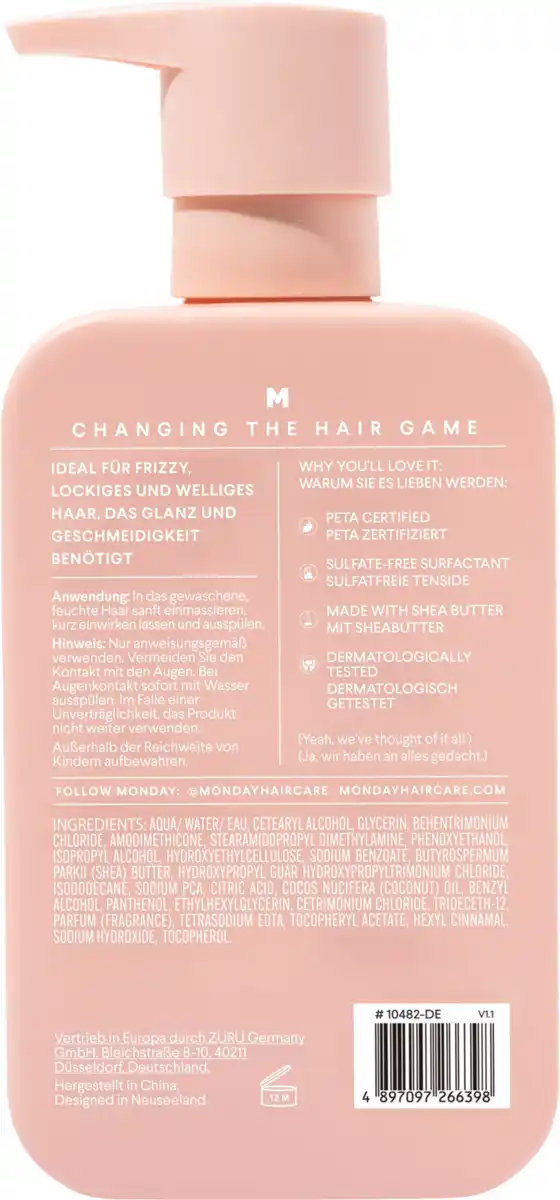 Bild 2 von MONDAY Haircare Smooth Antifrizz Conditioner, 350 ml