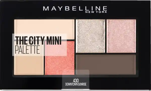 Bild 1 von Maybelline New York The City Mini Lidschatten Palette Nr. 430 Downtown Sunrise, 6 g