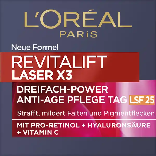 Bild 1 von L’Oréal Paris Revitalift Anti-Age Tagescreme Laser X3 Dreifach-Power LSF 25, 50 ml