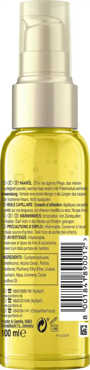 Bild 2 von Pantene Pro-V Coconut Infused Haaröl, 100 ml