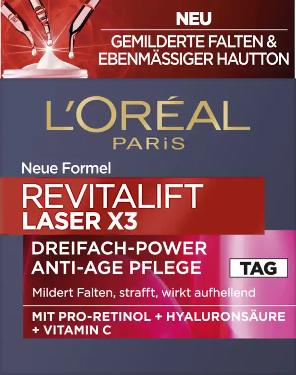 Bild 1 von L’Oréal Paris Revitalift Anti-Age Tagescreme Laser X3 Dreifach-Power, 50 ml