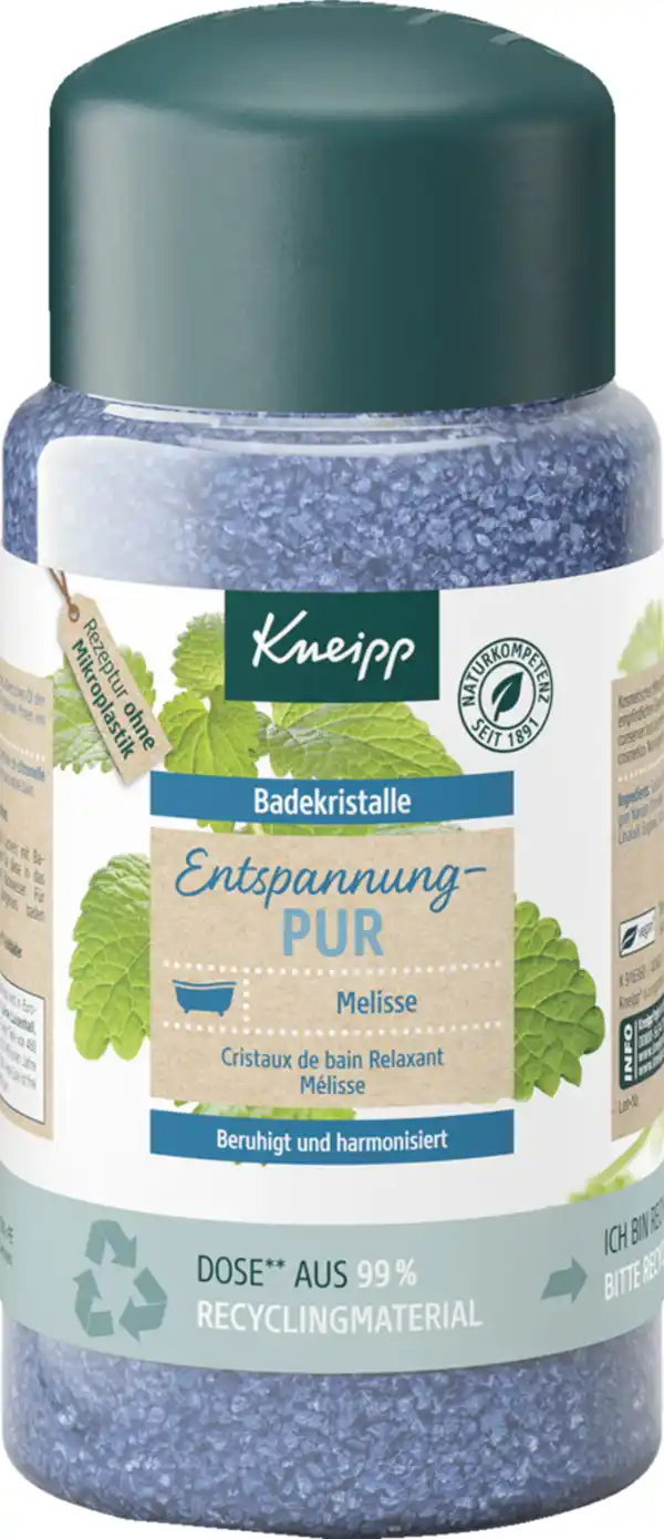 Bild 1 von Kneipp Badekristalle Entspannung Pur Melisse, 600 g