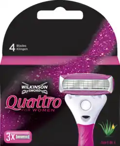 Wilkinson Sword Quattro for Women Damen Rasierklingen