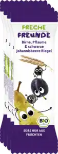 Freche Freunde Bio Frecher Riegel Birne, Pflaume & schwarze Johannisbeere, 92 g