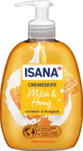 ISANA Cremeseife Milch & Honig, 500 ml