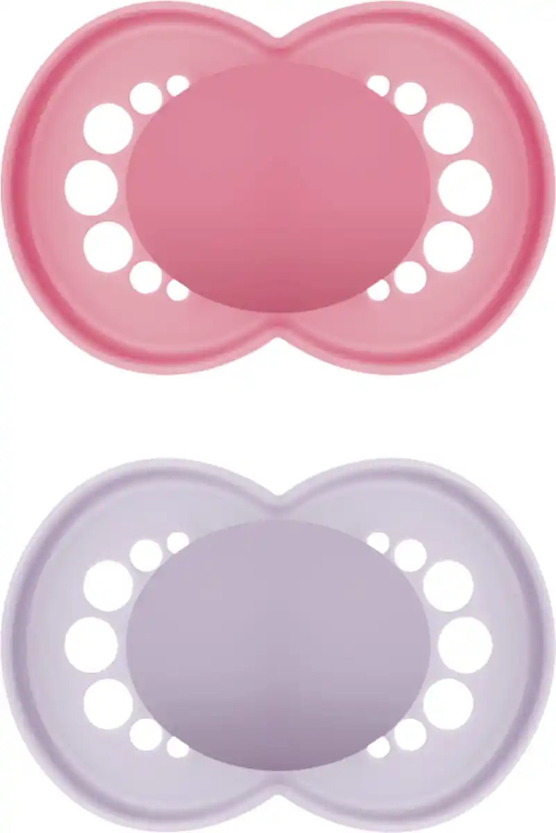 Bild 2 von MAM Schnuller Original Silikon, 16+ Mon., pink/lila