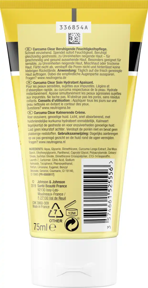 Bild 2 von Neutrogena Curcuma Clear Beruhigende Feuchtigkeitspflege, 75 ml