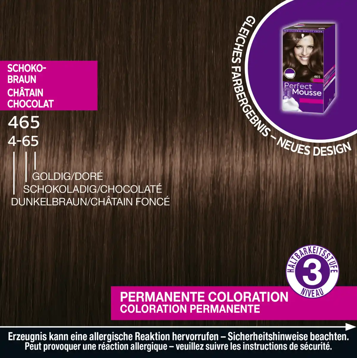 Bild 3 von Perfect Mousse Perfect Mousse Schaumcoloration 465 Schokobraun