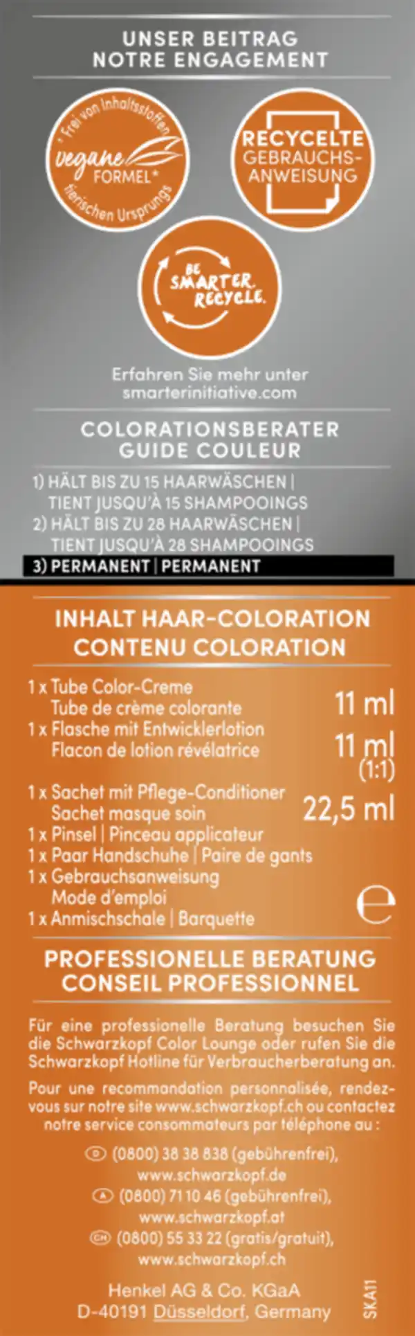 Bild 4 von Schwarzkopf Ansatzset A1 Hell-bis Mittelbraun