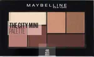 Maybelline New York The City Mini Lidschatten Palette Nr. 480 Matte About Town, 6 g