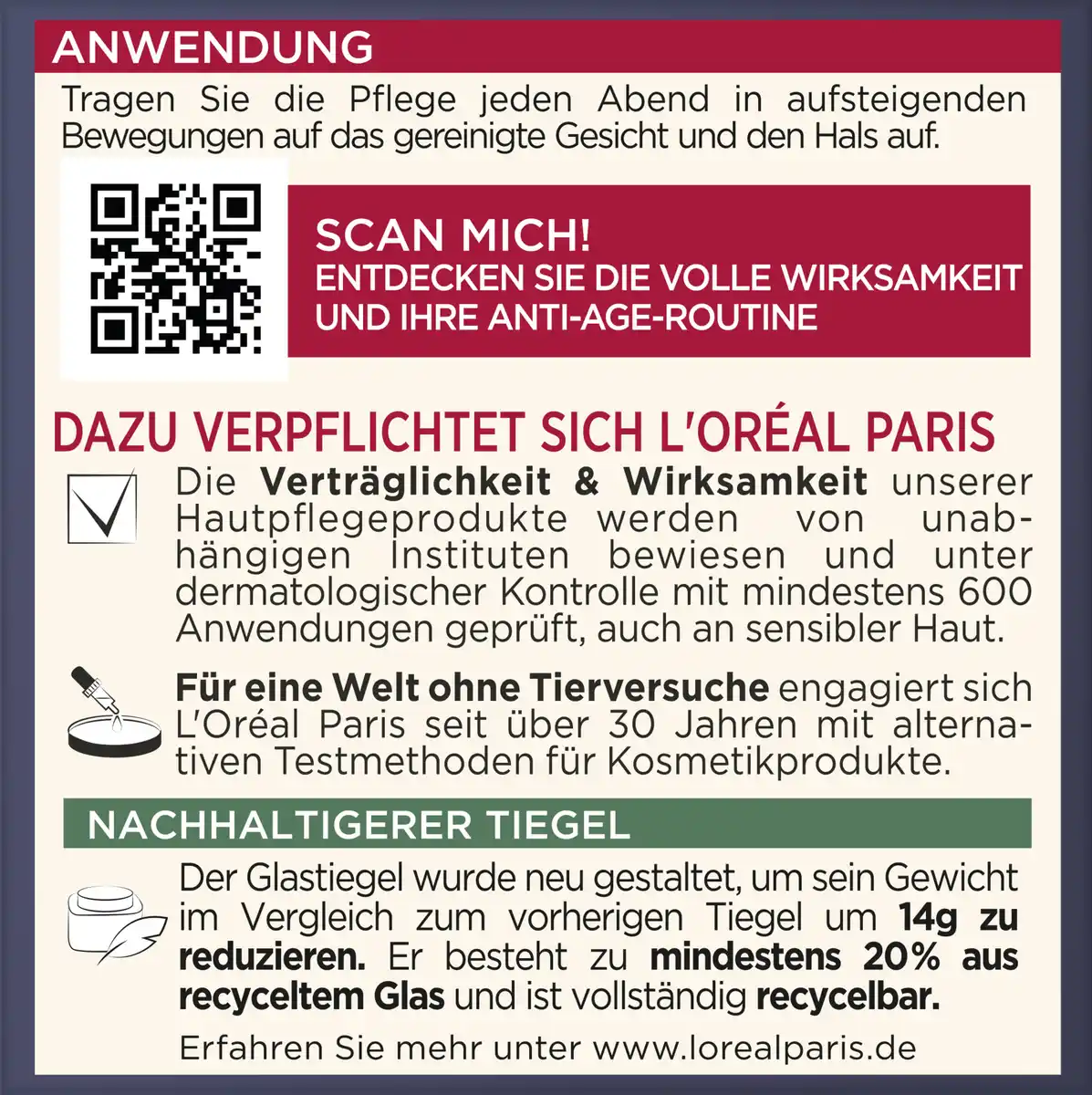 Bild 2 von L’Oréal Paris Revitalift Anti-Age Nachtcreme Laser X3 Dreifach-Power, 50 ml