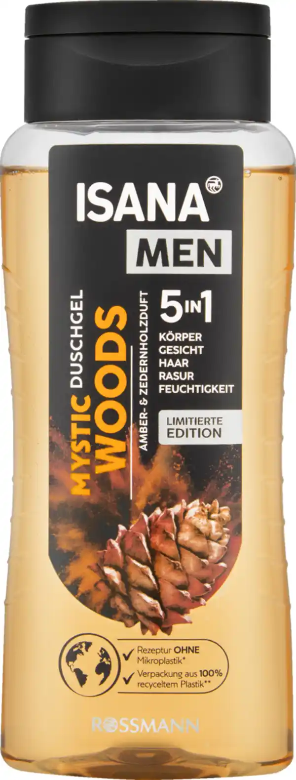 Bild 1 von ISANA MEN 5in1 Duschgel Mystic Woods, 300 ml