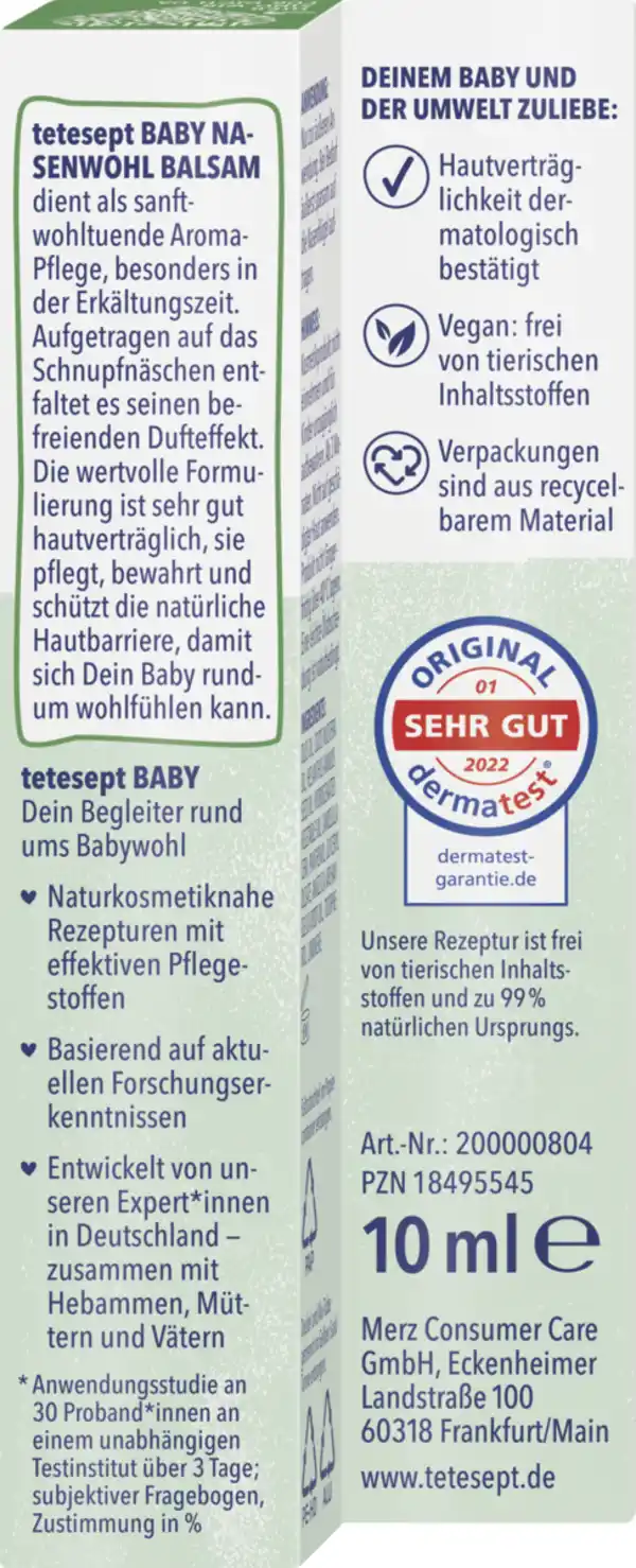 Bild 4 von tetesept Baby Nasenwohl Balsam Engelwurz, 10 ml